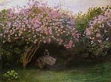 Lilacs Grey Weather by Claude Monet